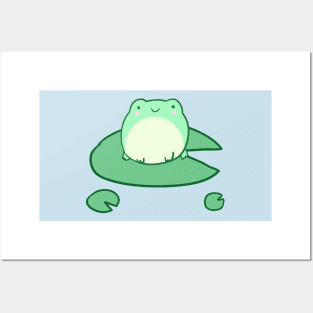 Happy little frog Posters and Art